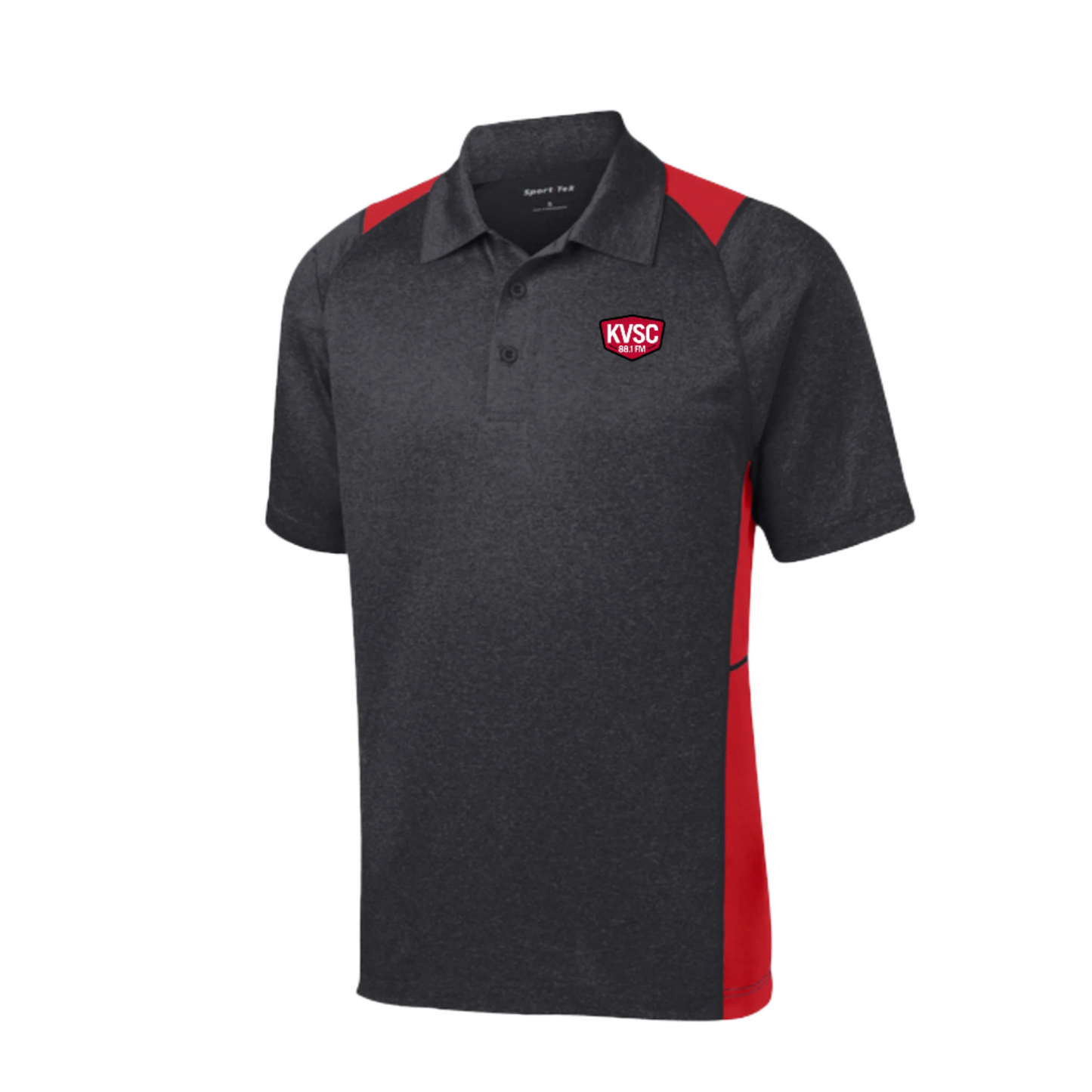 KVSC Sport-Tek® Heather Colorblock Contender™ Polo