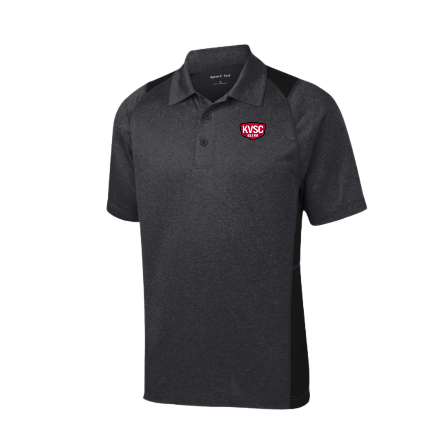 KVSC Sport-Tek® Heather Colorblock Contender™ Polo