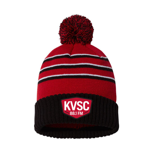 KVSC Pom Cuffed Beanie