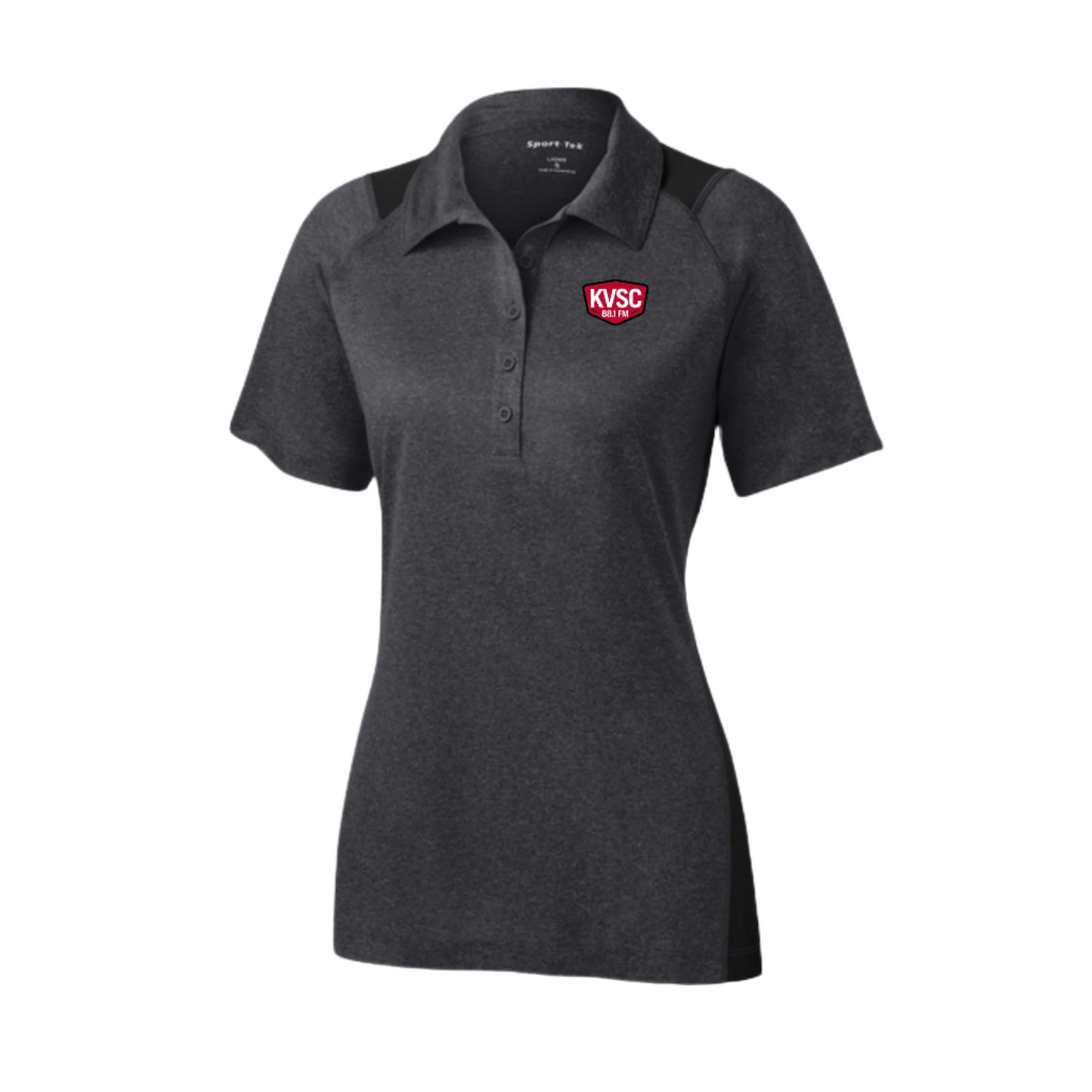 KVSC Sport-Tek® Women's Heather Colorblock Contender™ Polo