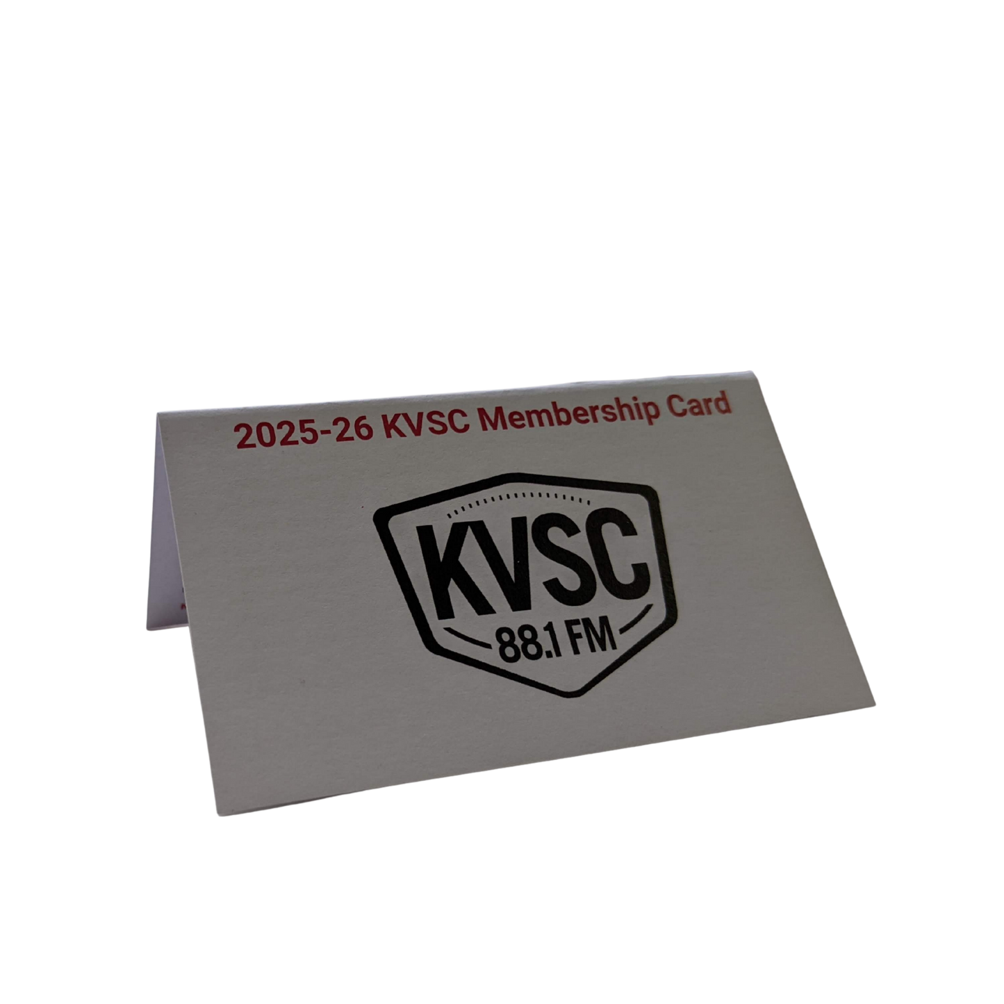 KVSC Membership Card